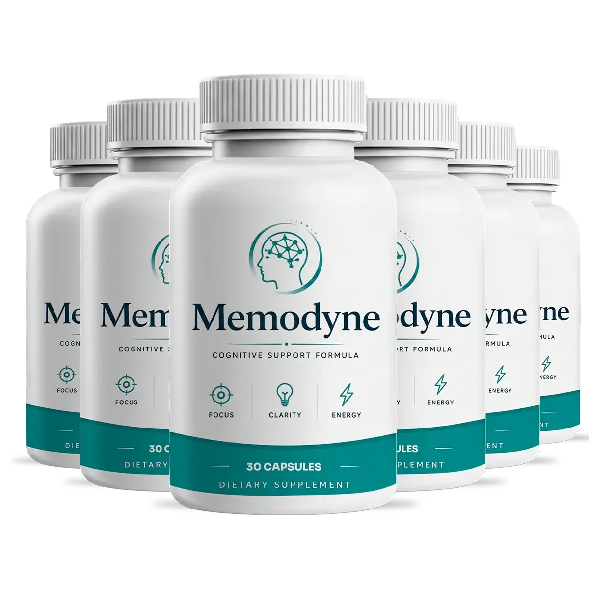 Six bottles of Memodyne, 180 day supply package